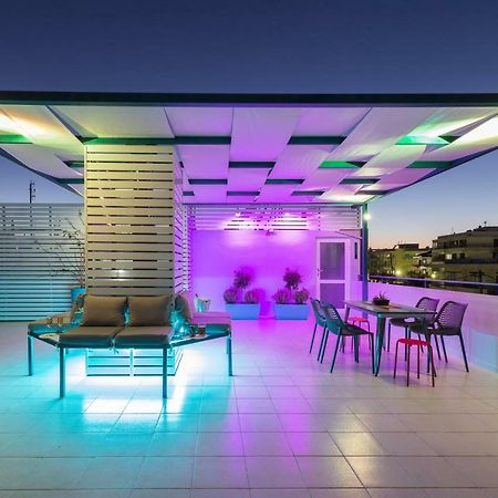 Rhodes City Groovy & Cozy Apt With Private Seaview Rooftop Terrace מראה חיצוני תמונה