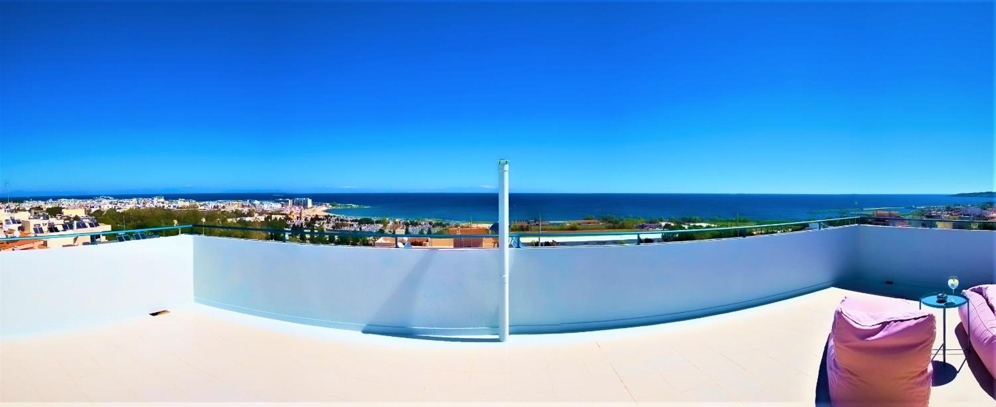 Rhodes City Groovy & Cozy Apt With Private Seaview Rooftop Terrace מראה חיצוני תמונה