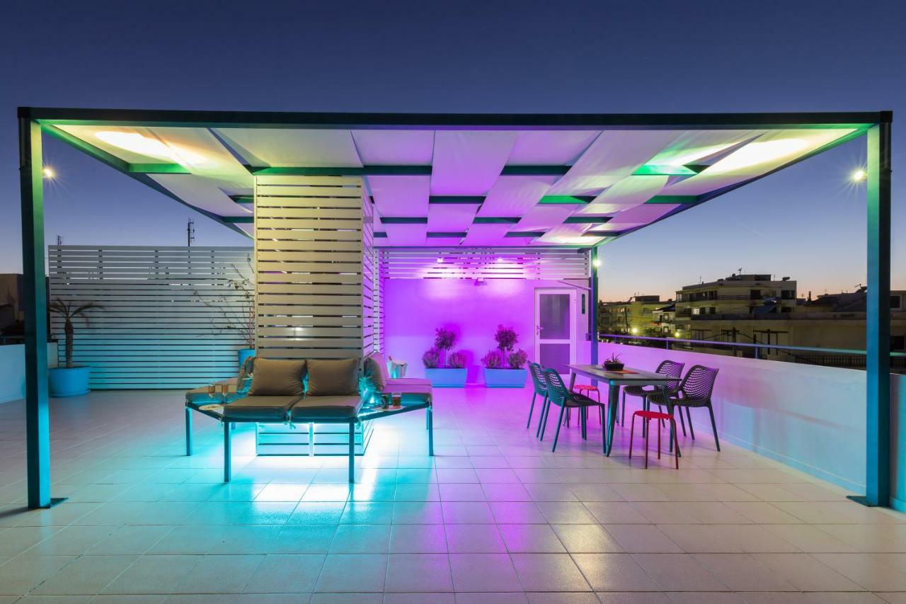 Rhodes City Groovy & Cozy Apt With Private Seaview Rooftop Terrace מראה חיצוני תמונה