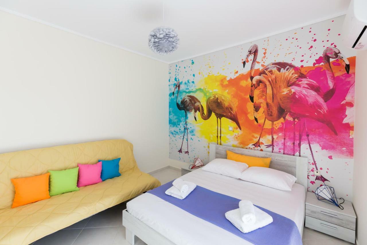 Rhodes City Groovy & Cozy Apt With Private Seaview Rooftop Terrace מראה חיצוני תמונה
